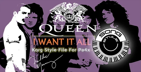 Queen I Want It All 非売品 I Want It All - In The Style Of Queen | PaSongStyles